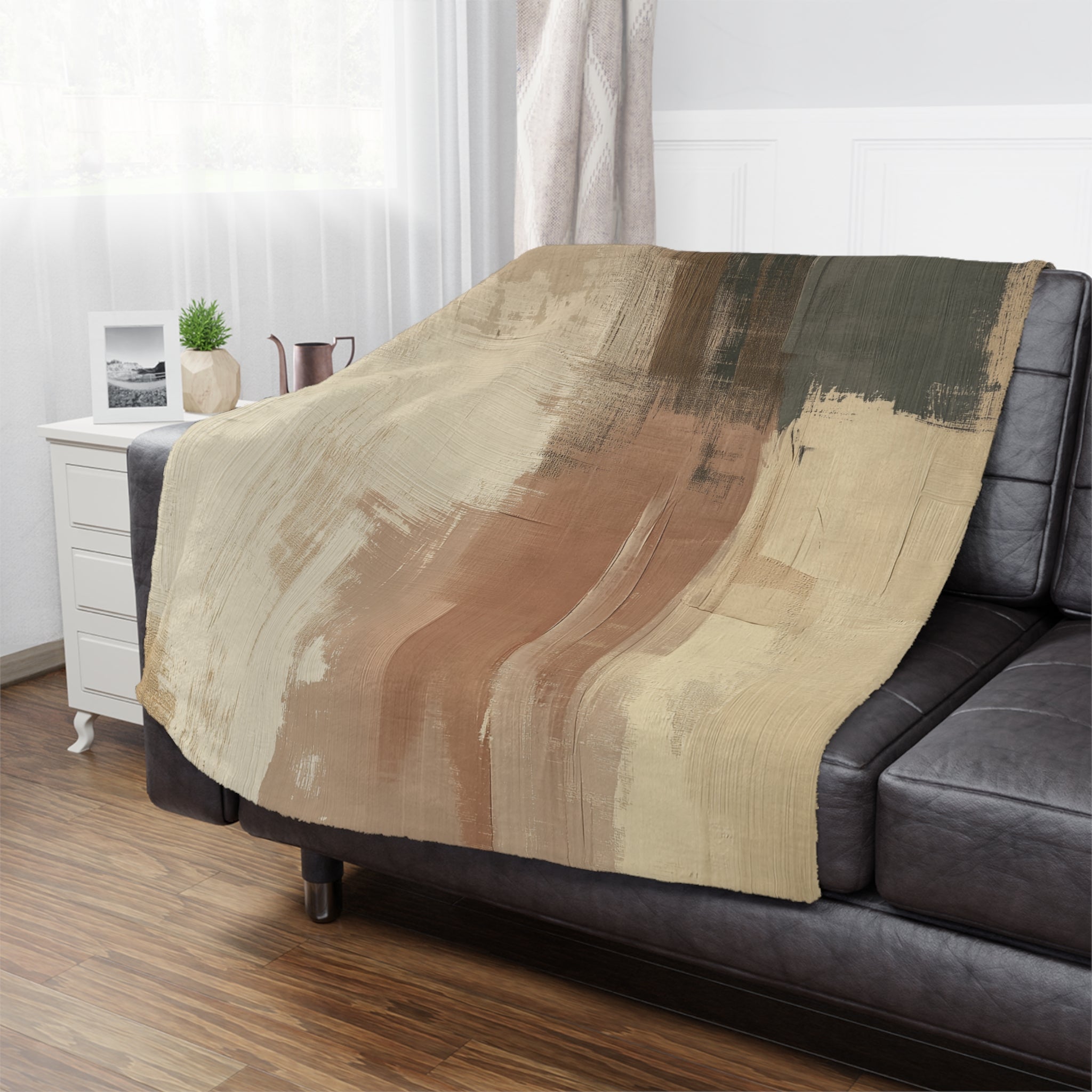 Abstract Art Minky Blanket