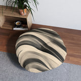 Modern Wave Tufted Floor Pillow