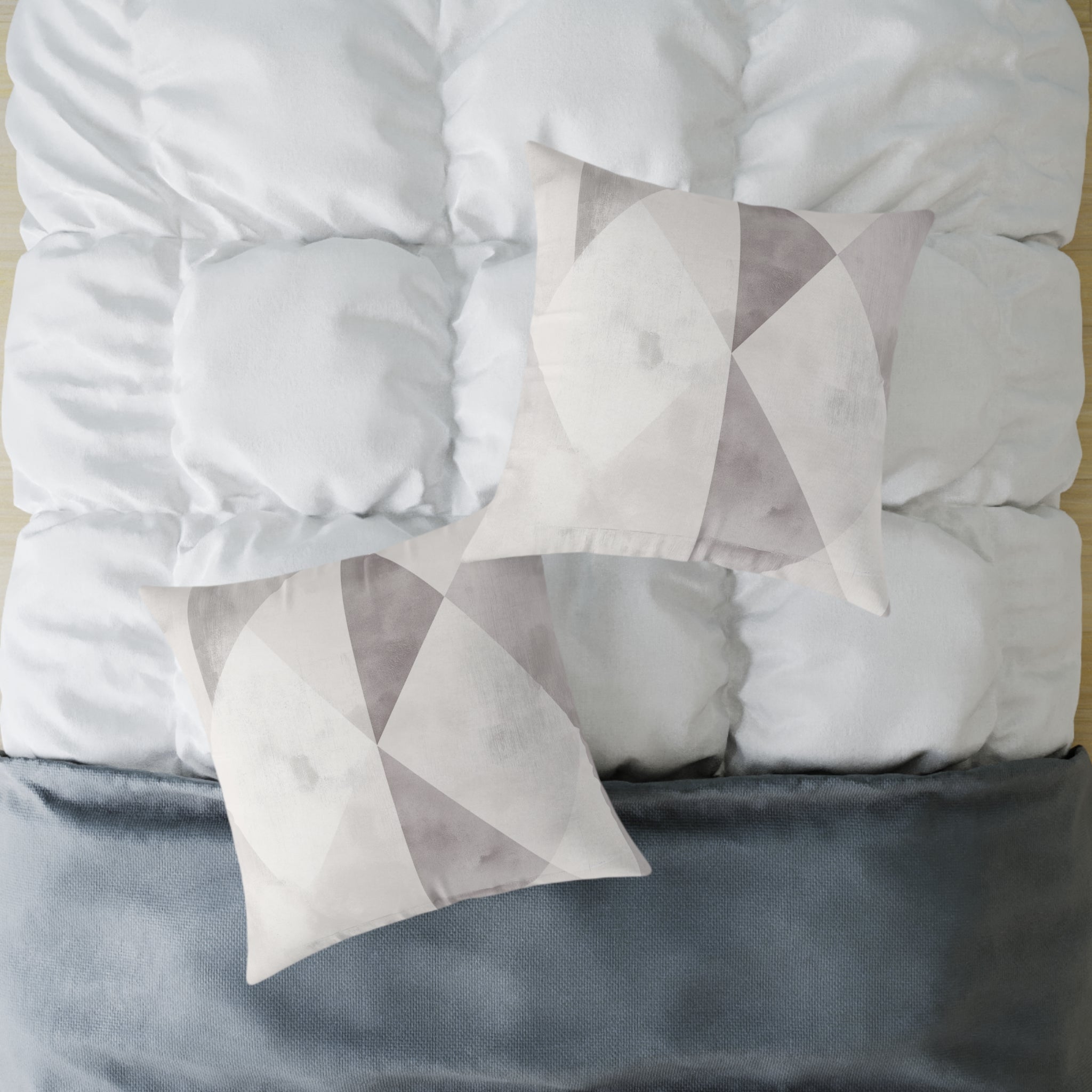 Modern Geometric Square Pillow