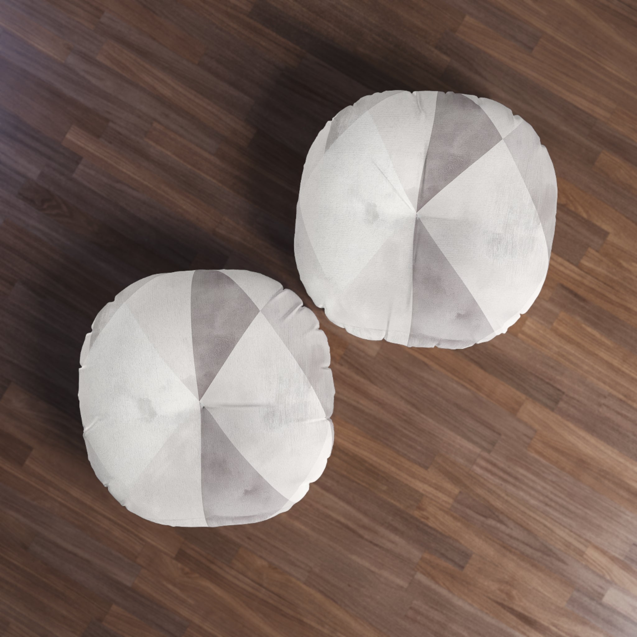 Modern Geometric Tufted Floor Pillow