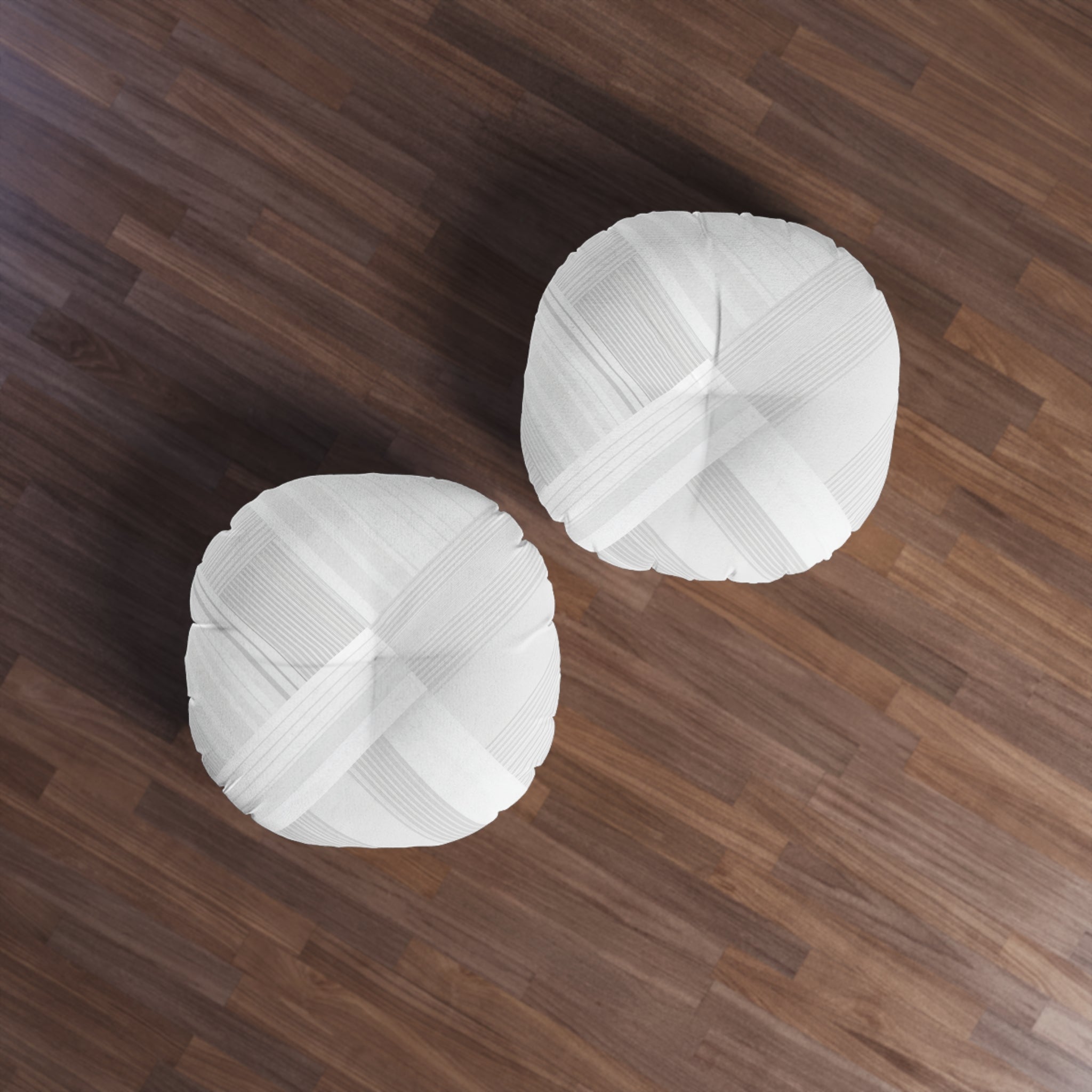 Elegant Tufted Round Floor Pillow