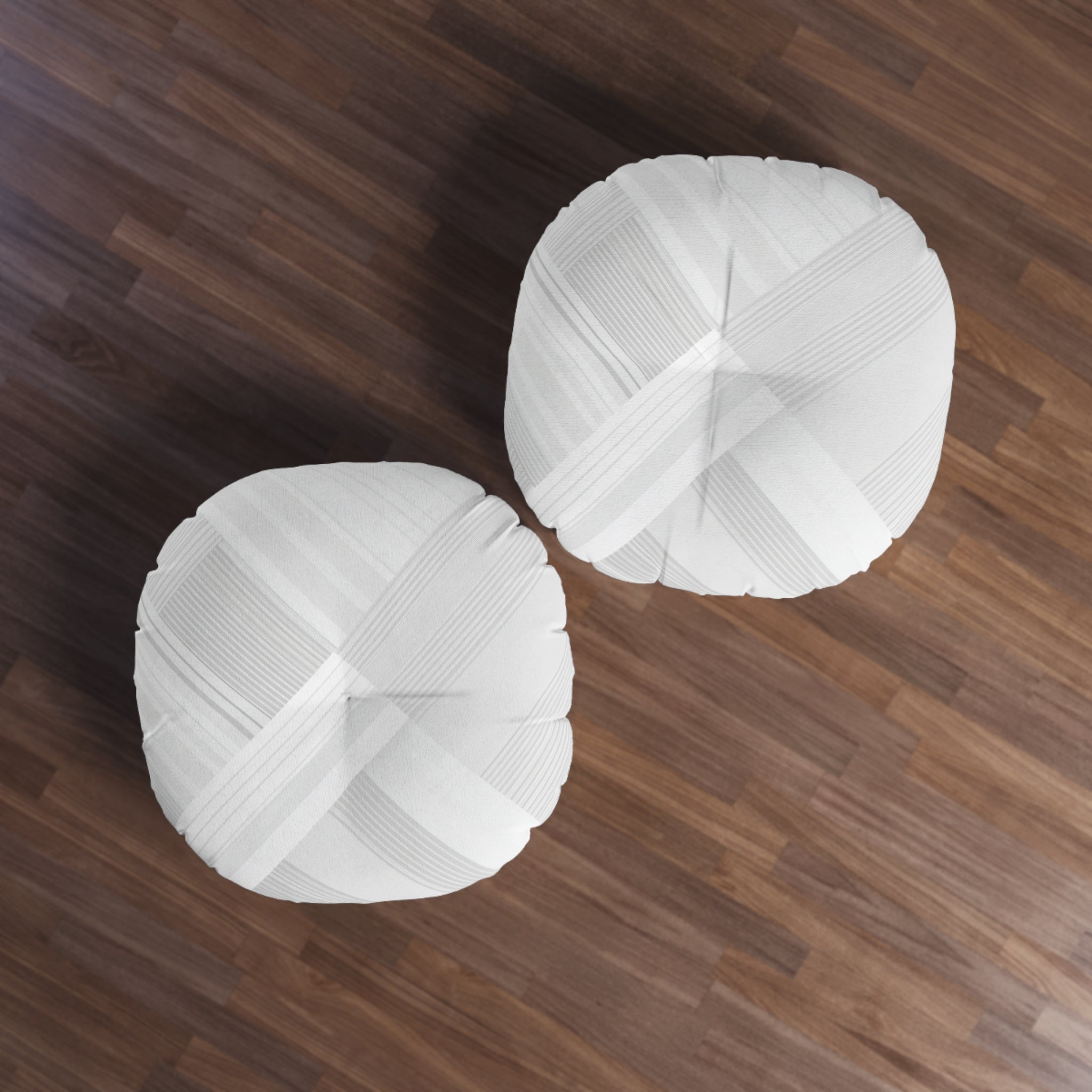Elegant Tufted Round Floor Pillow