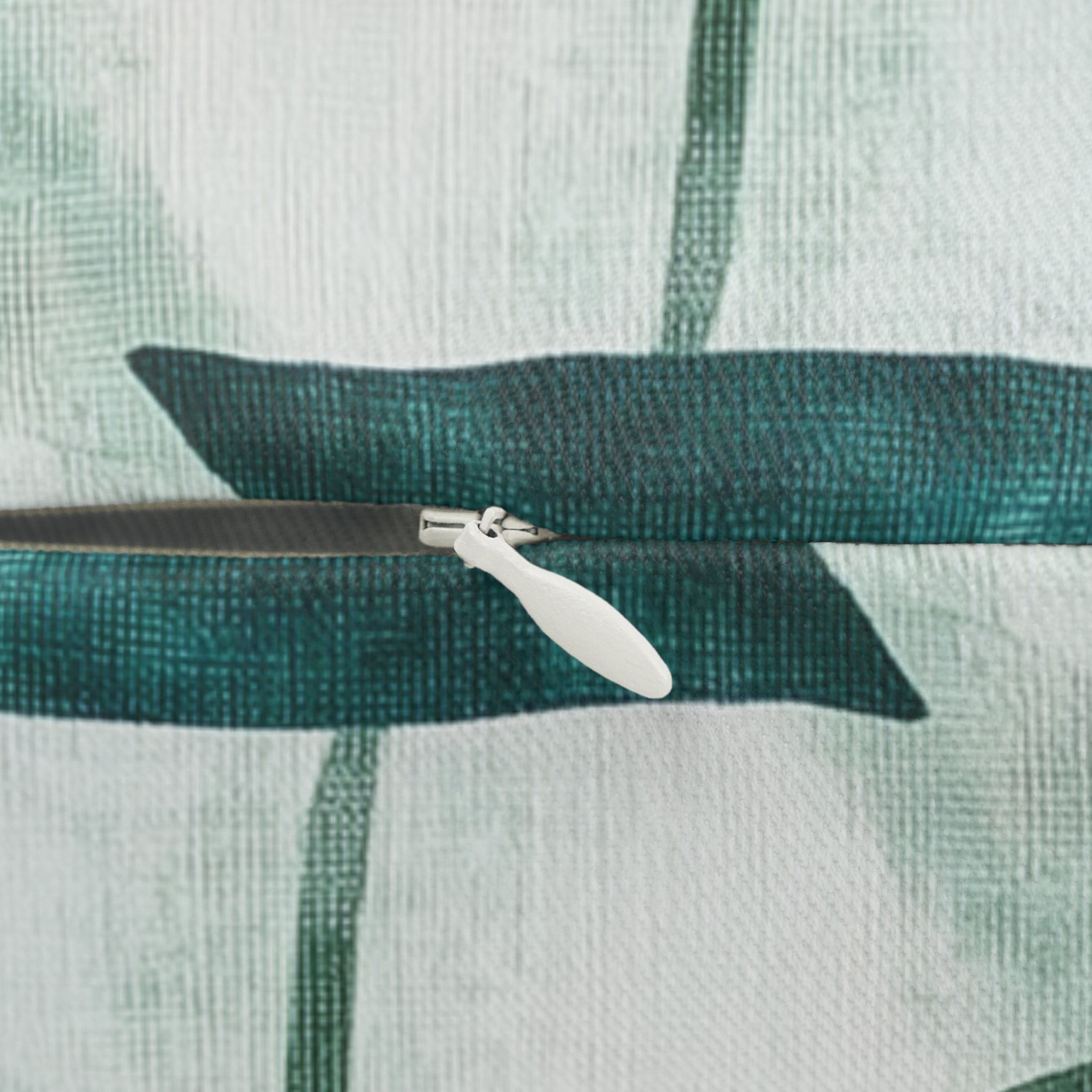 Tropical Leaves Lumbar Pillow