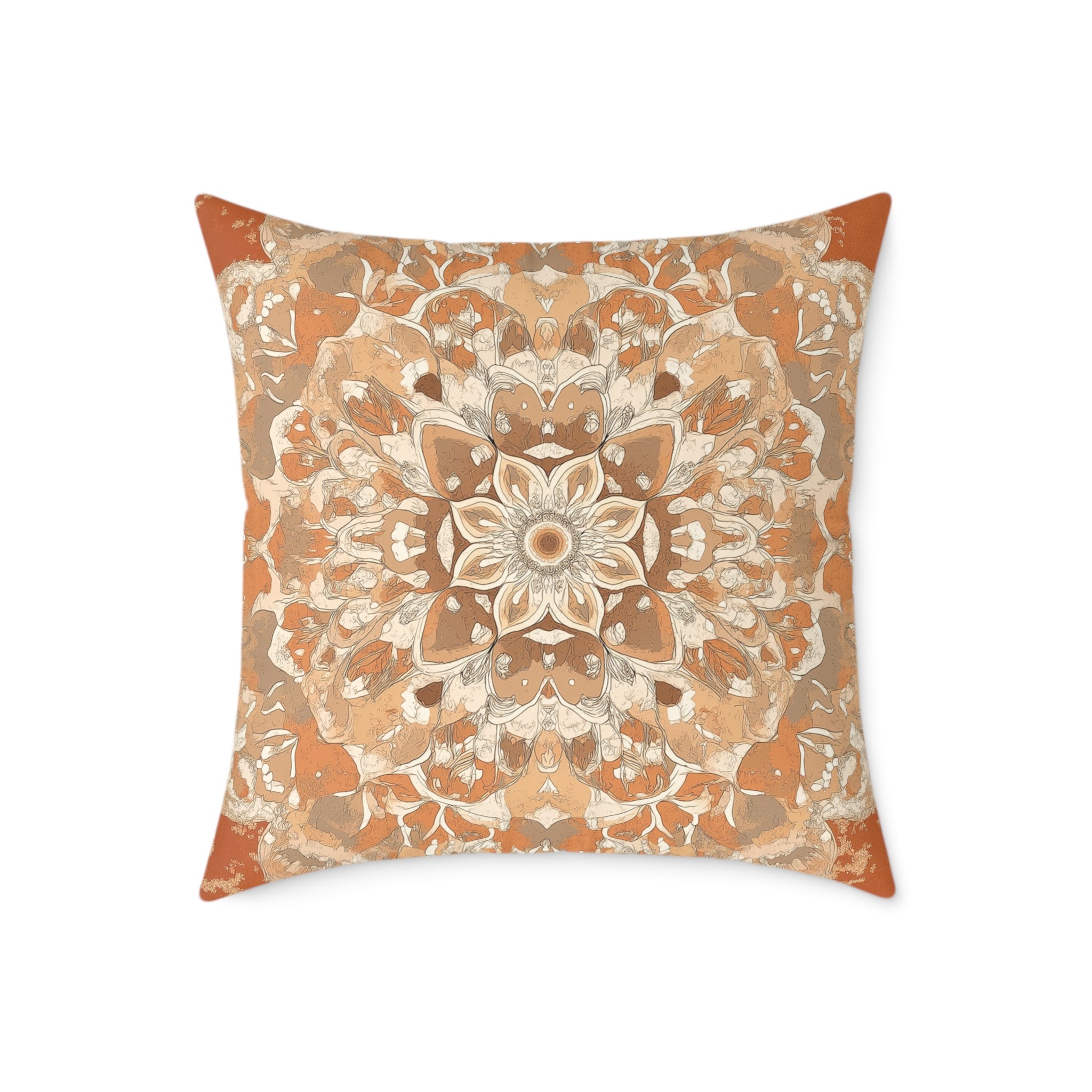 Boho Mandala Square Pillow