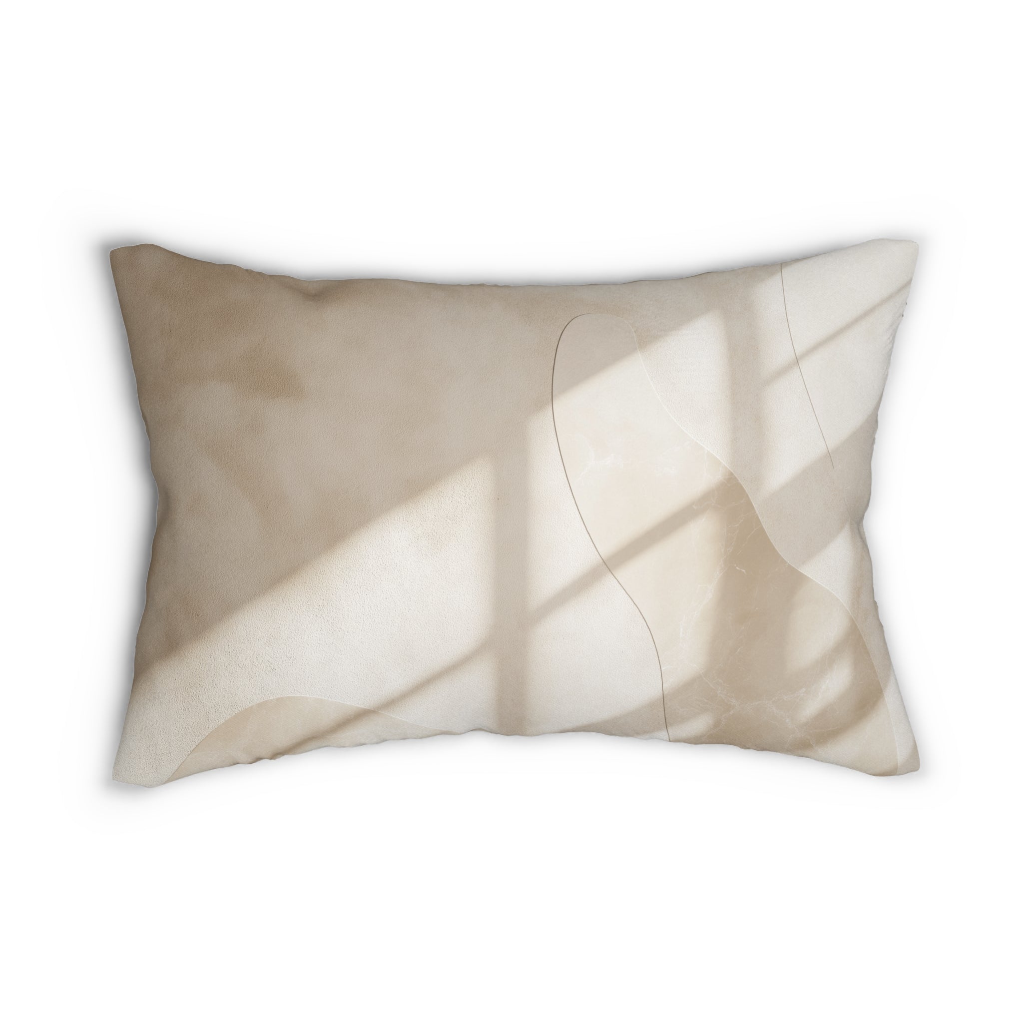 Minimalist Spun Polyester Lumbar Pillow