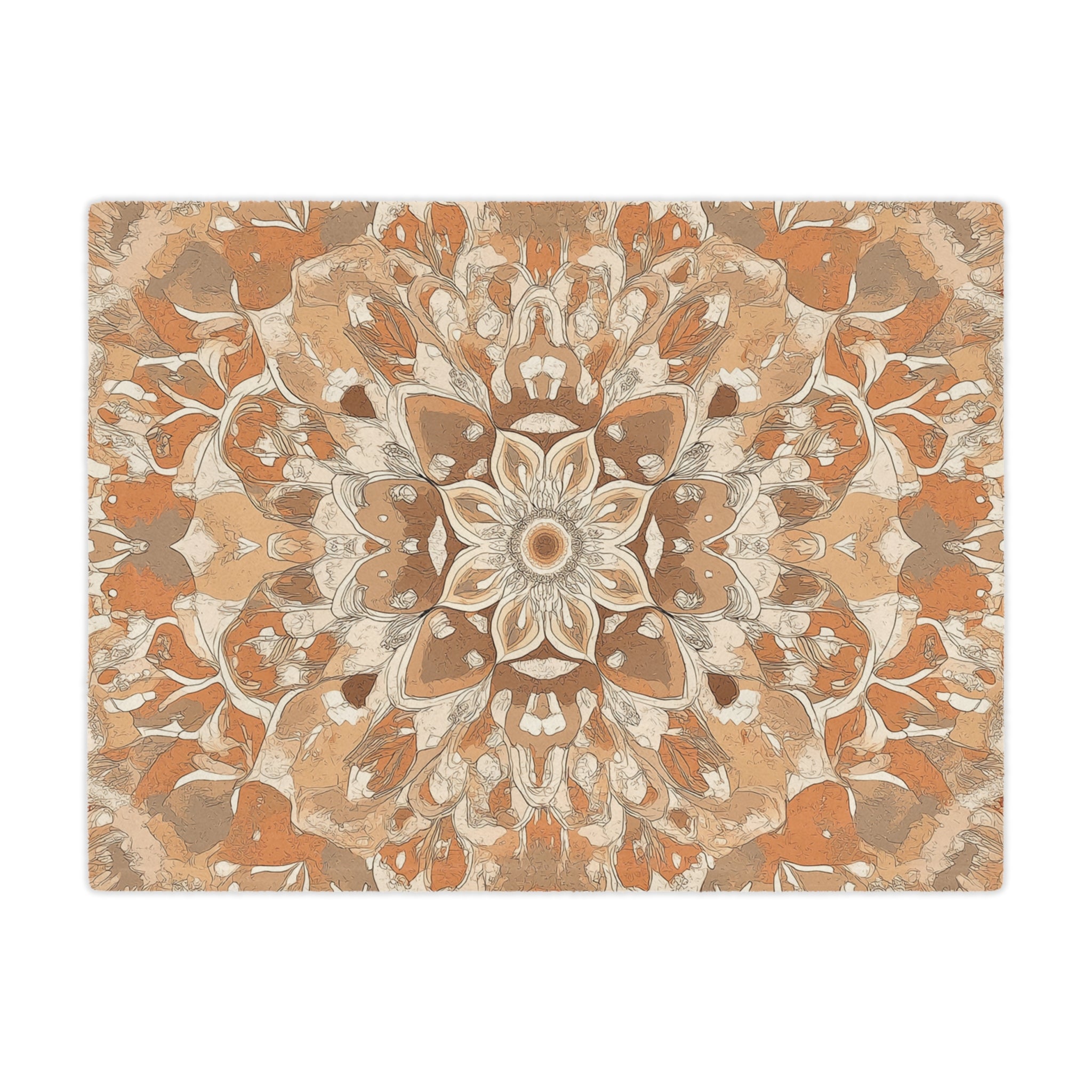Bohemian Floral Minky Blanket