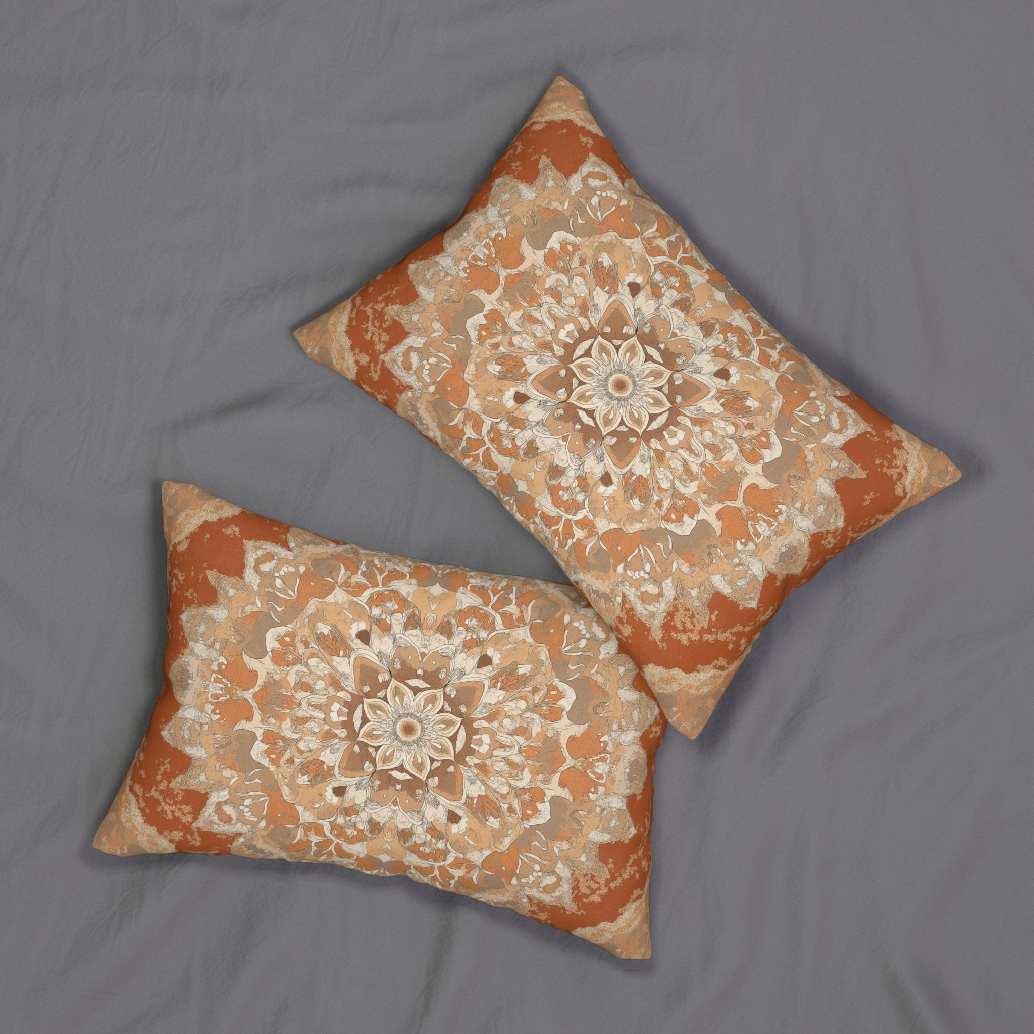 Bohemian Mandala Lumbar Pillow