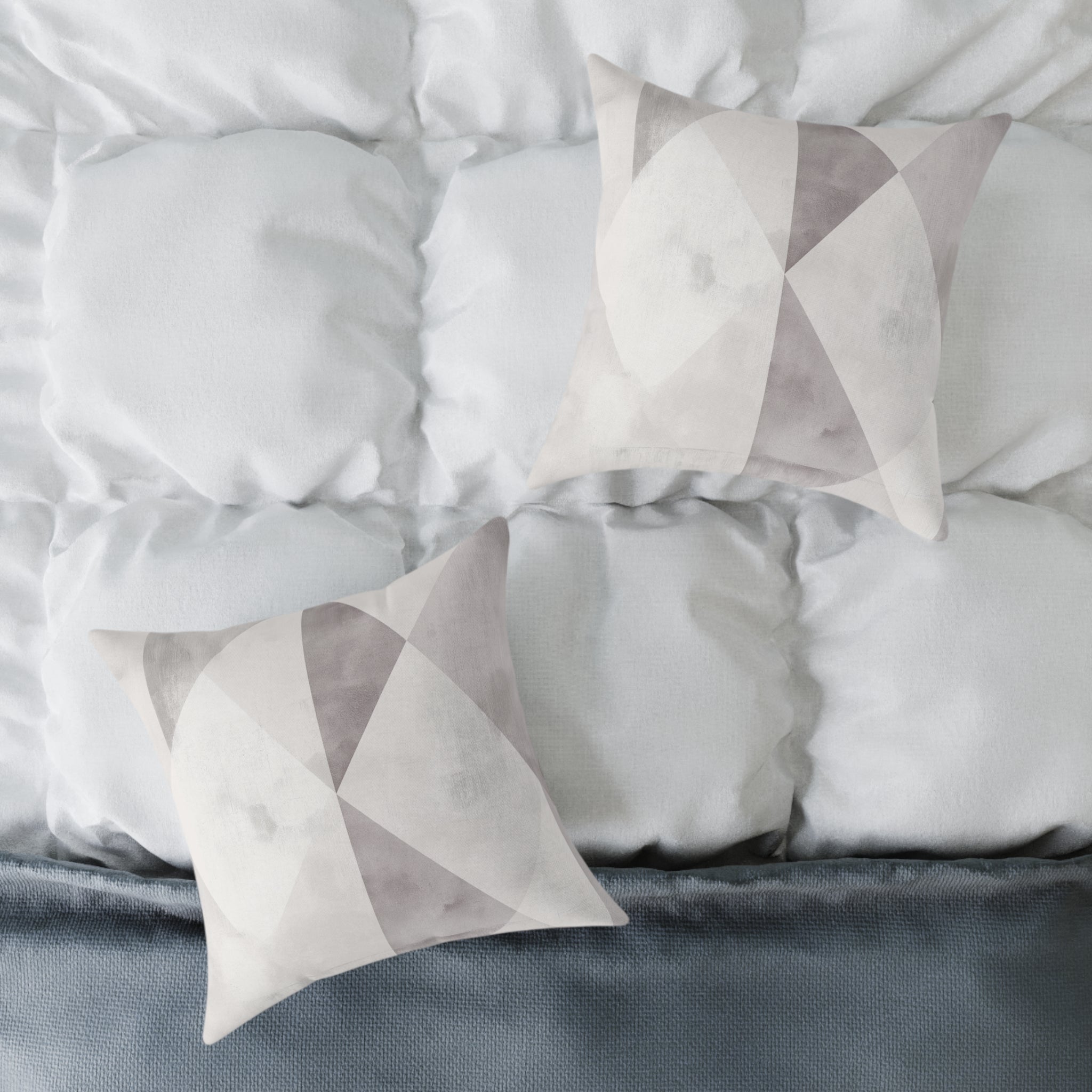 Modern Geometric Square Pillow