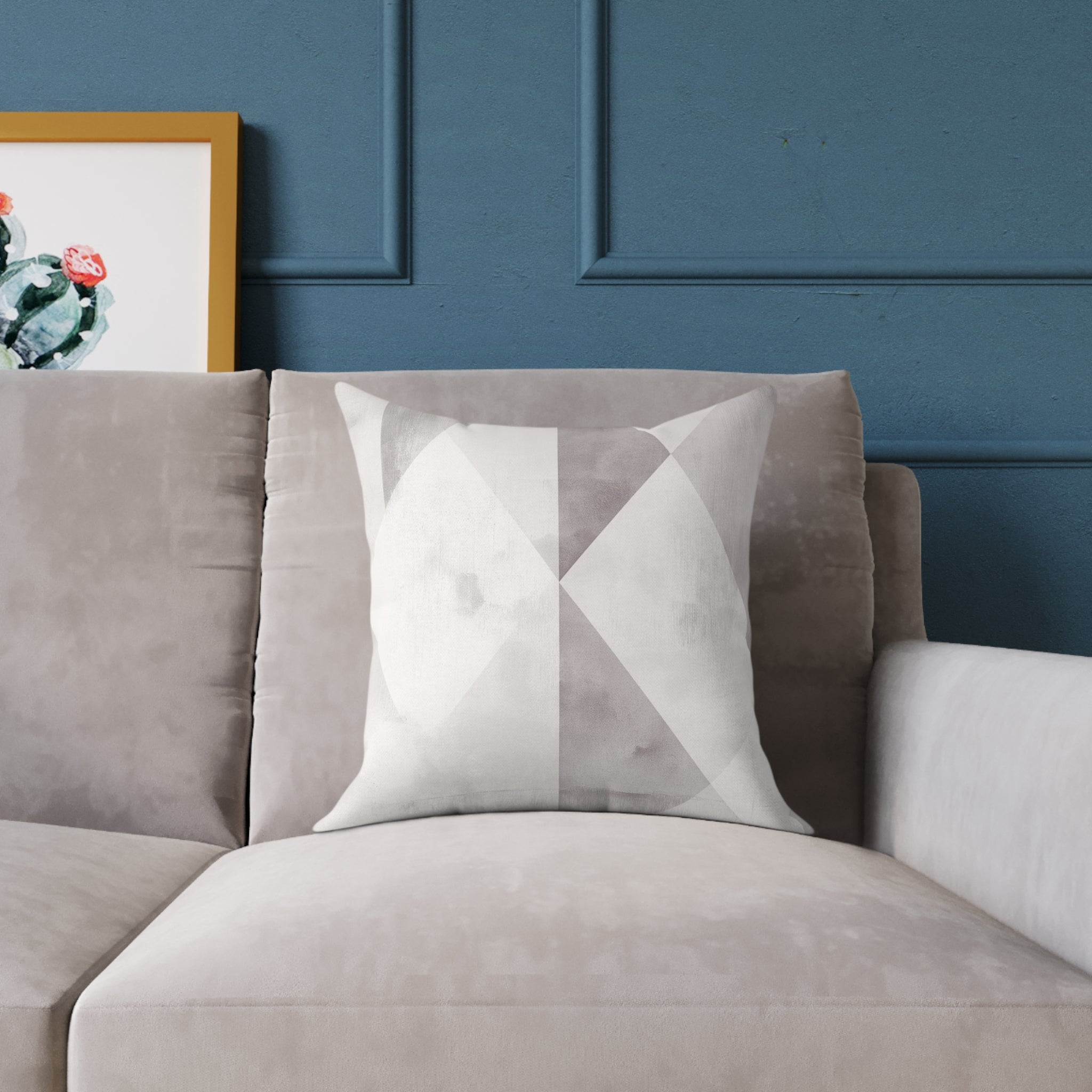 Modern Geometric Square Pillow