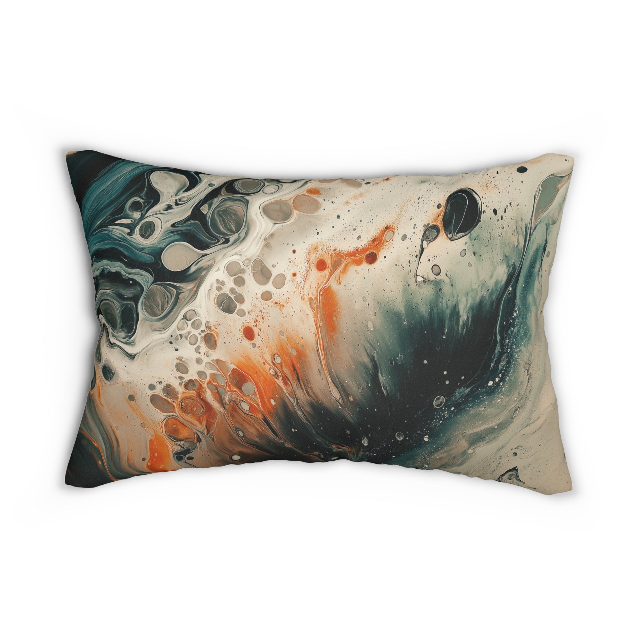 Artistic Abstract Lumbar Pillow