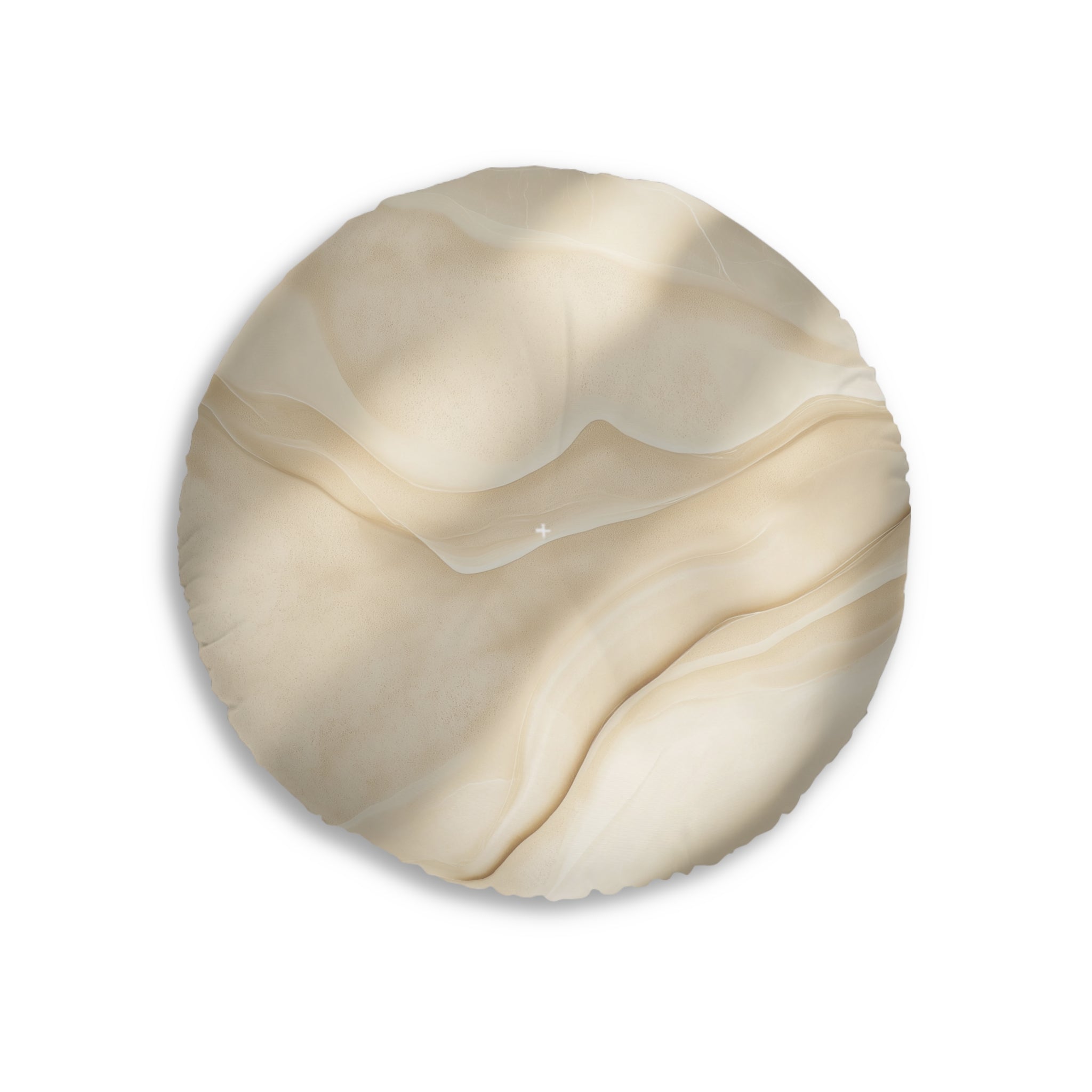 Elegant Round Tufted Floor Pillow