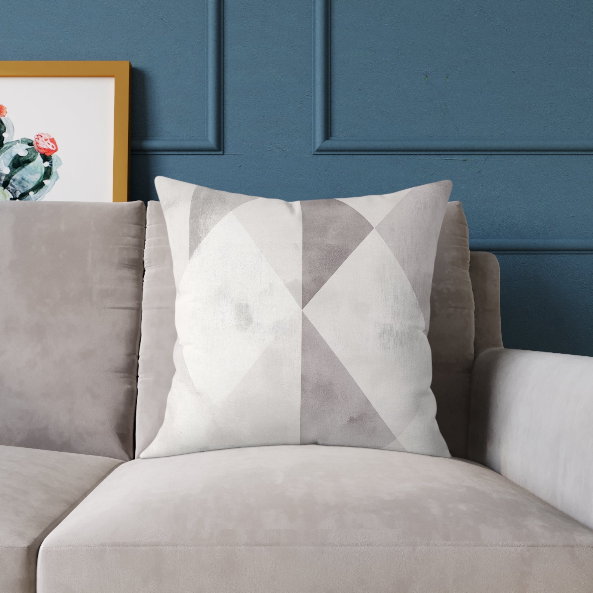 Modern Geometric Square Pillow