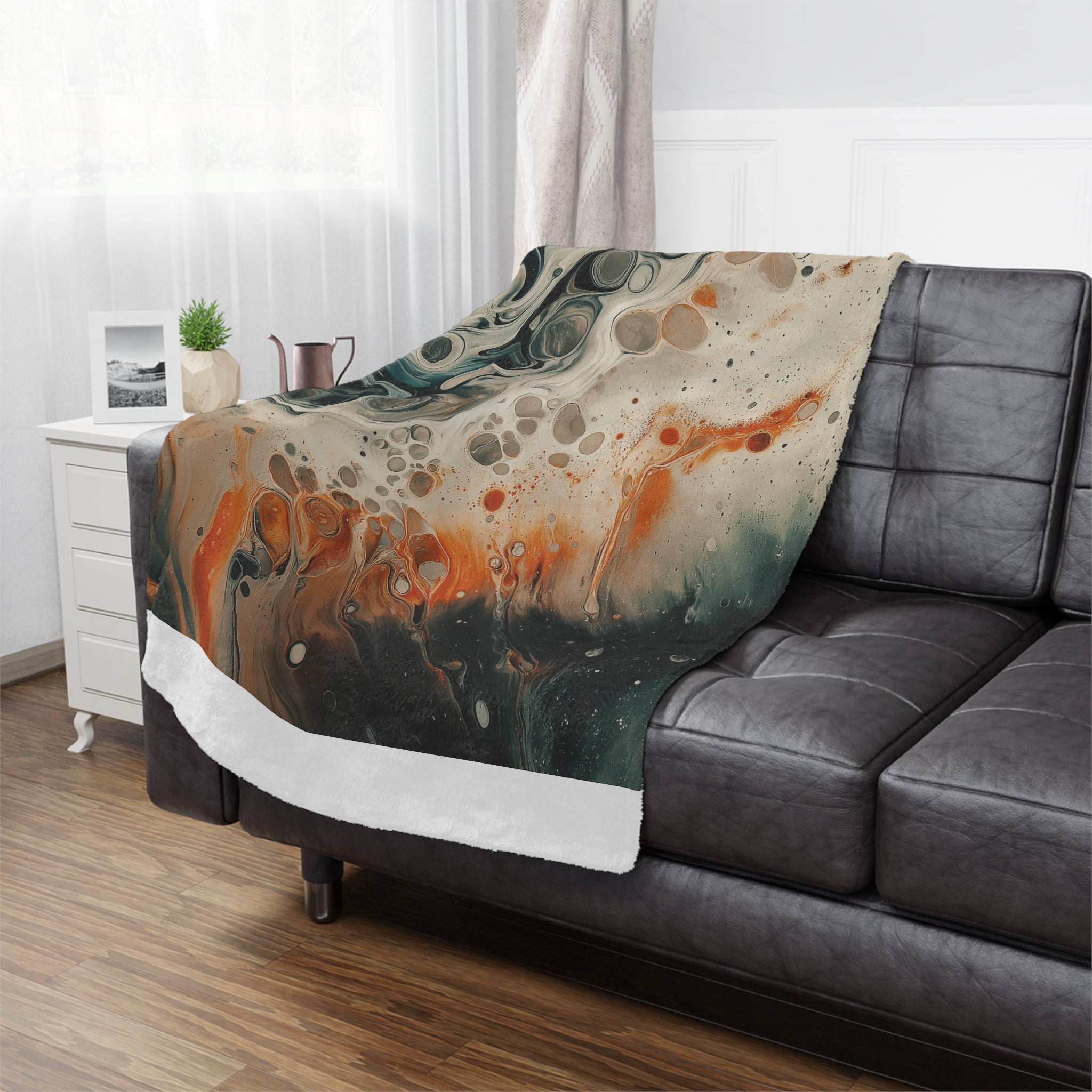 Abstract Art Minky Blanket