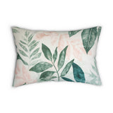 Tropical Leaves Lumbar Pillow