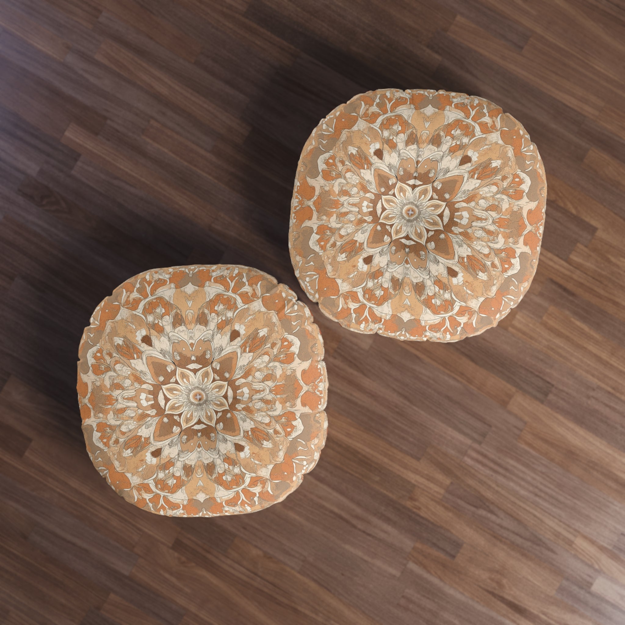Bohemian Round Tufted Floor Pillow