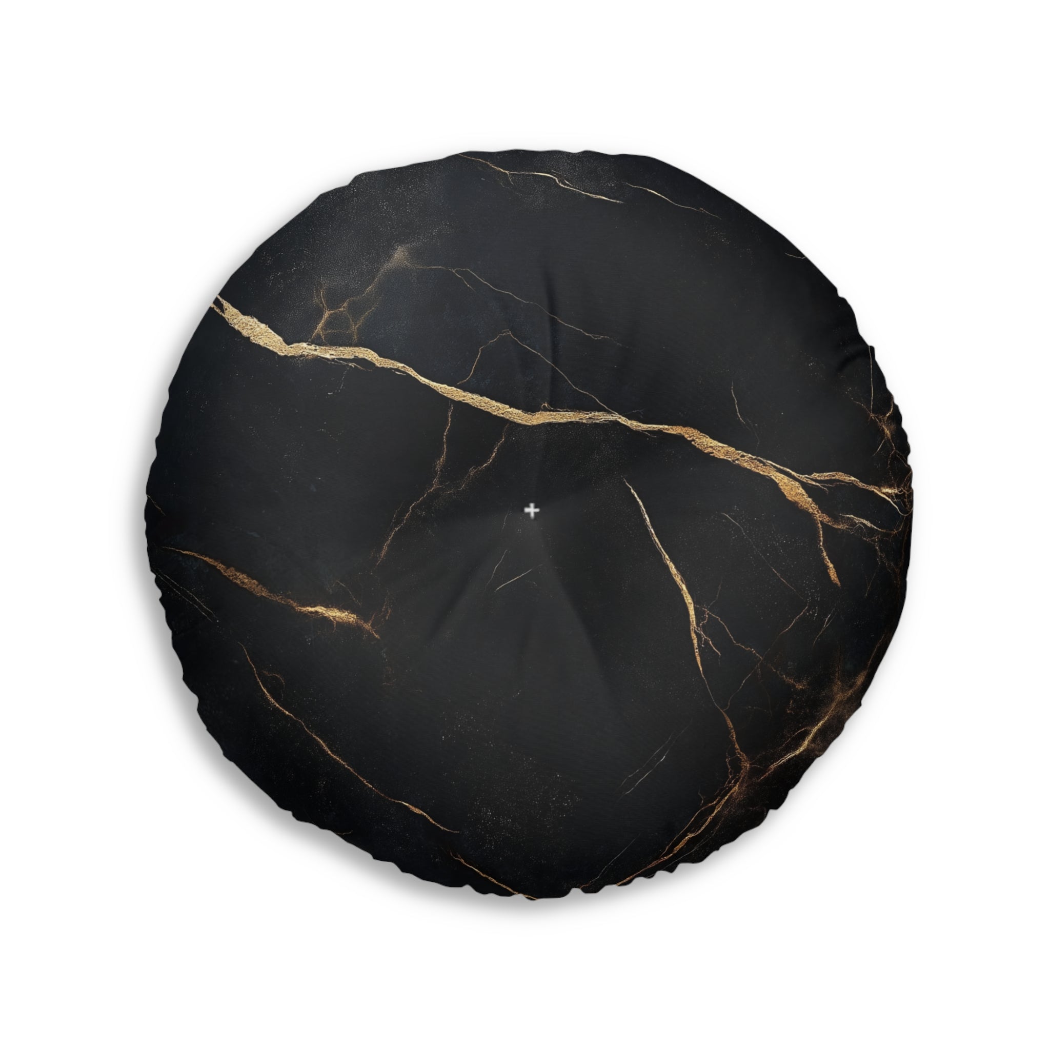 Elegant Round Tufted Floor Pillow