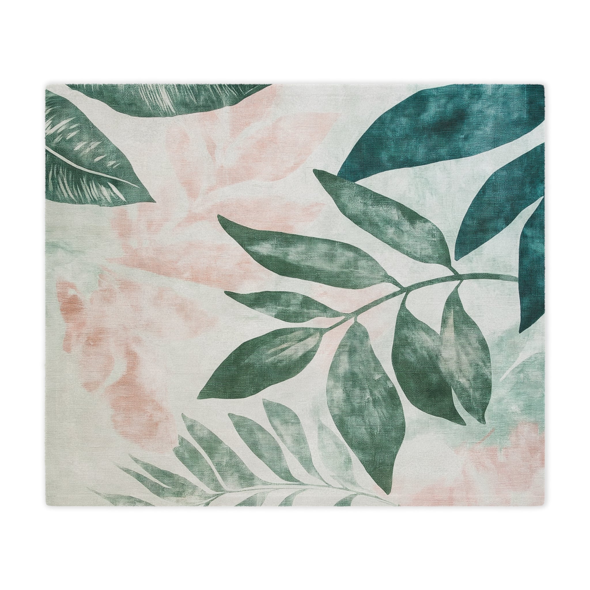 Cozy Botanical Minky Blanket