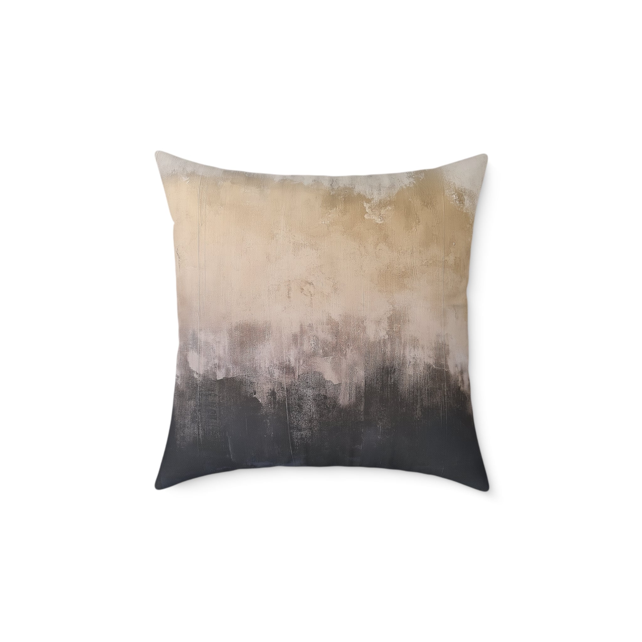 Modern Abstract Square Poly Canvas Pillow