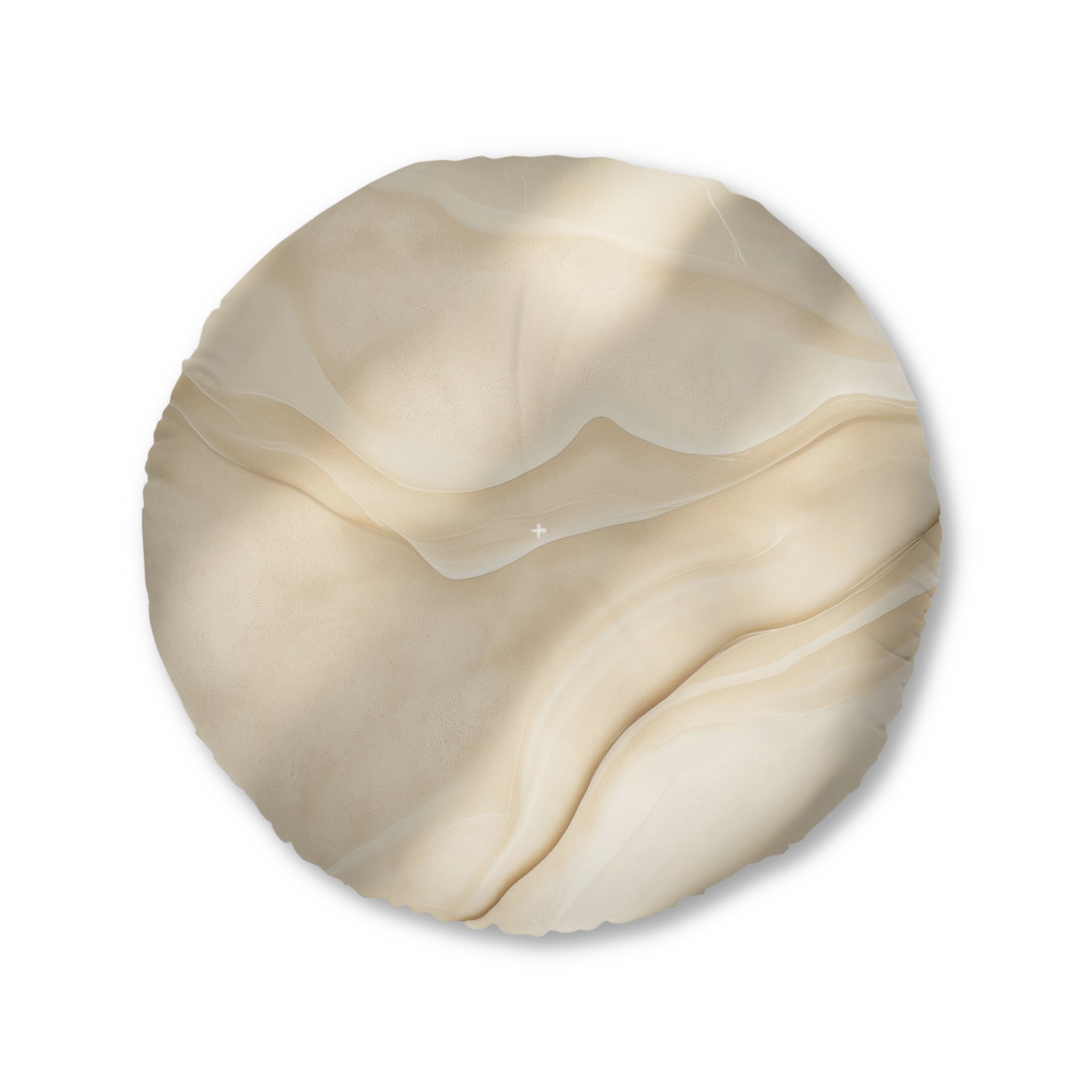 Elegant Round Tufted Floor Pillow