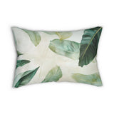 Tropical Leaf Lumbar Pillow