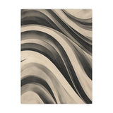 Cozy Neutral Waves Minky Blanket