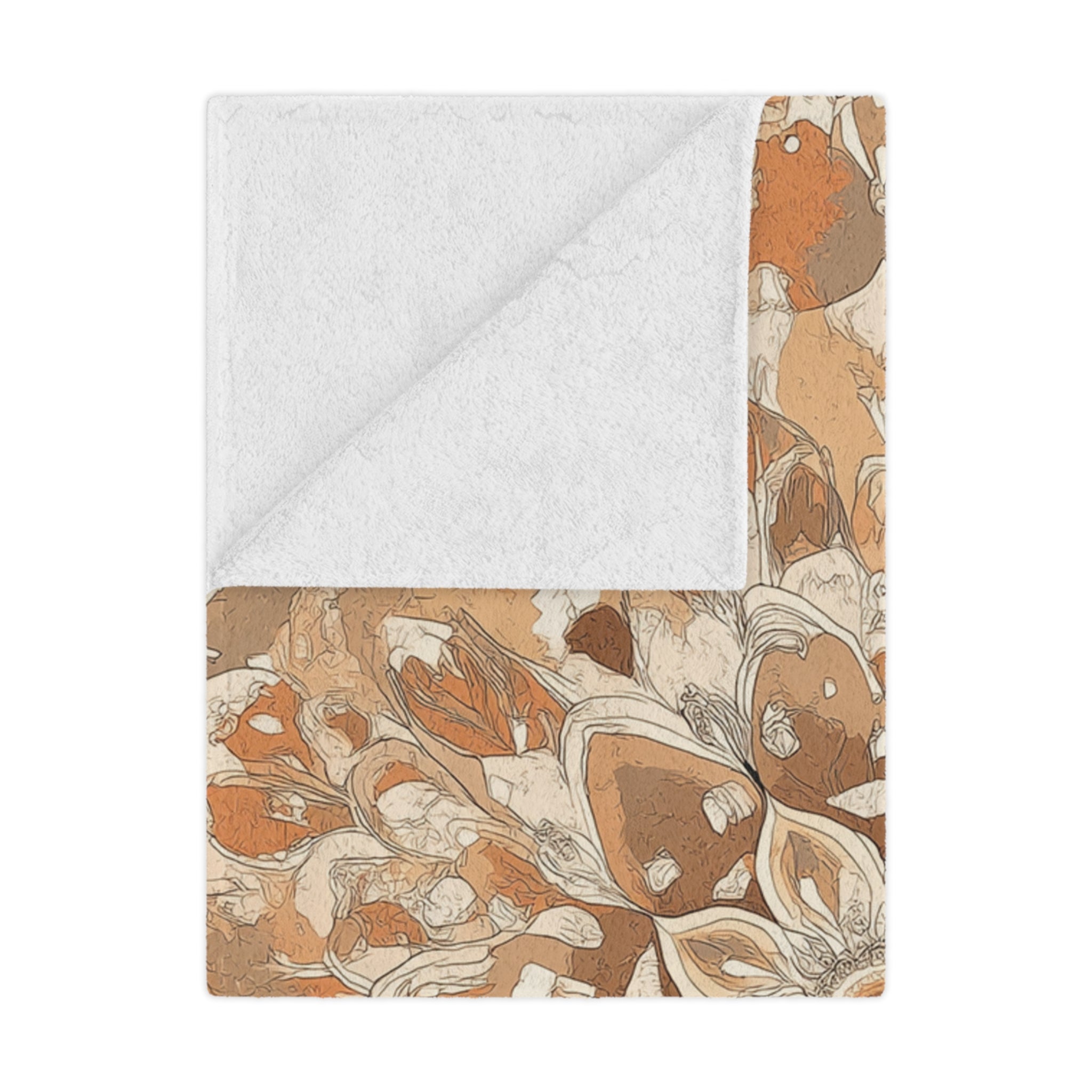 Bohemian Floral Minky Blanket
