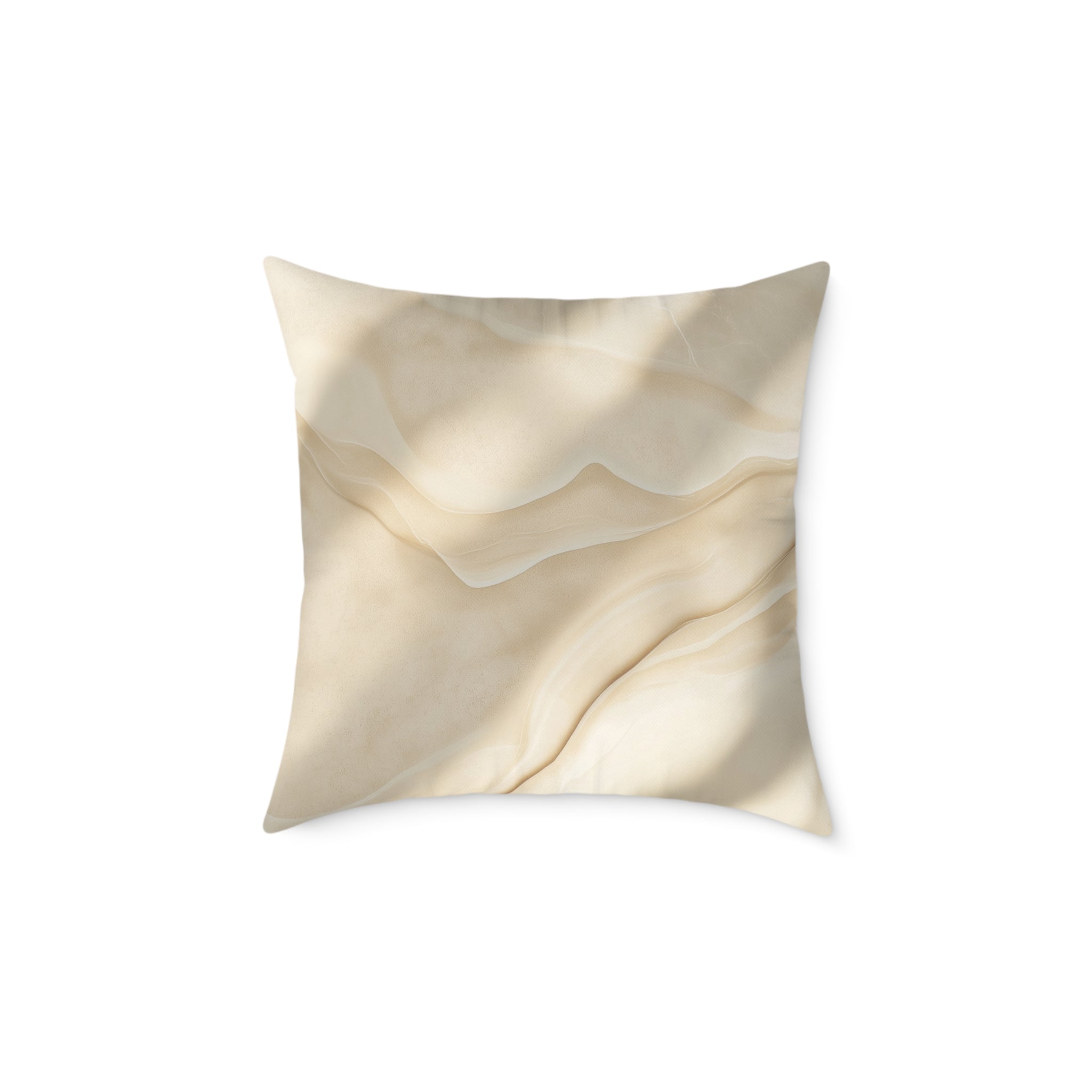 Elegant Minimalist Square Poly Canvas Pillow