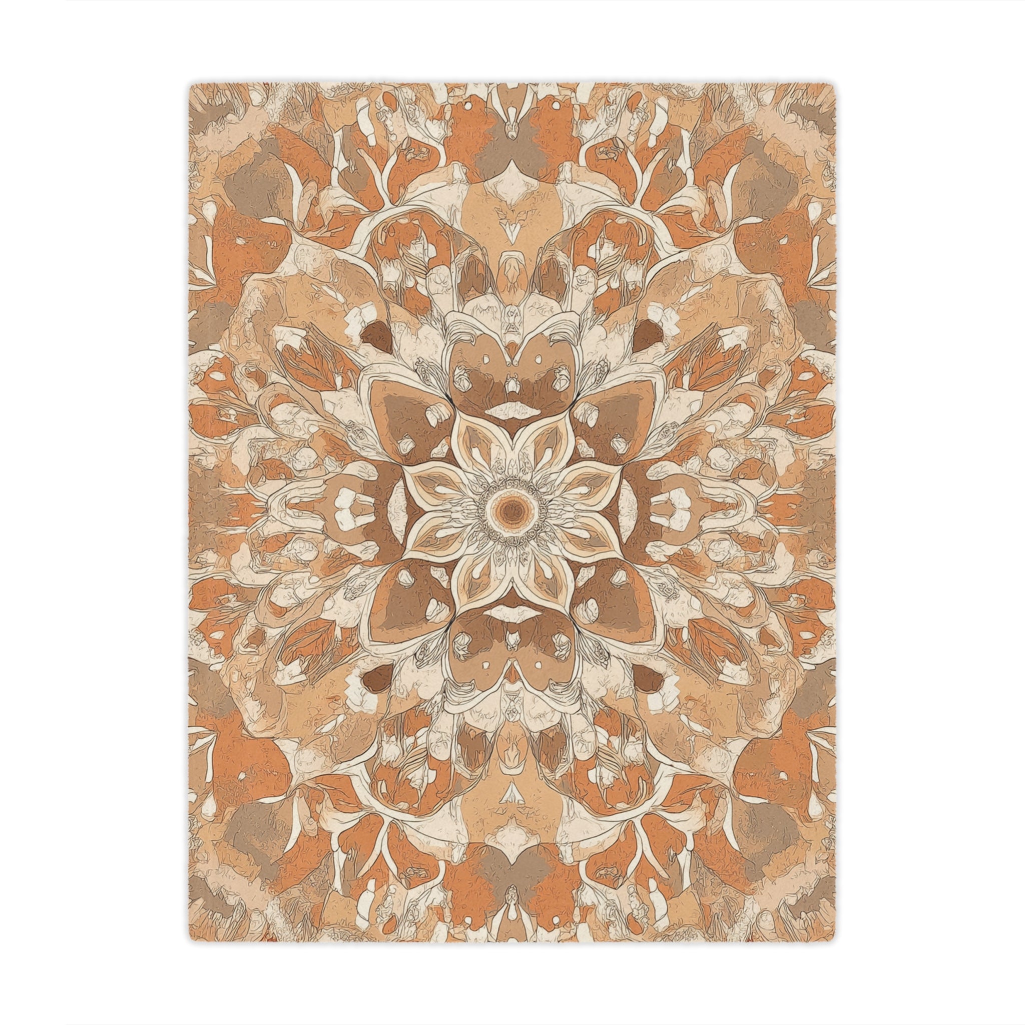 Bohemian Floral Minky Blanket