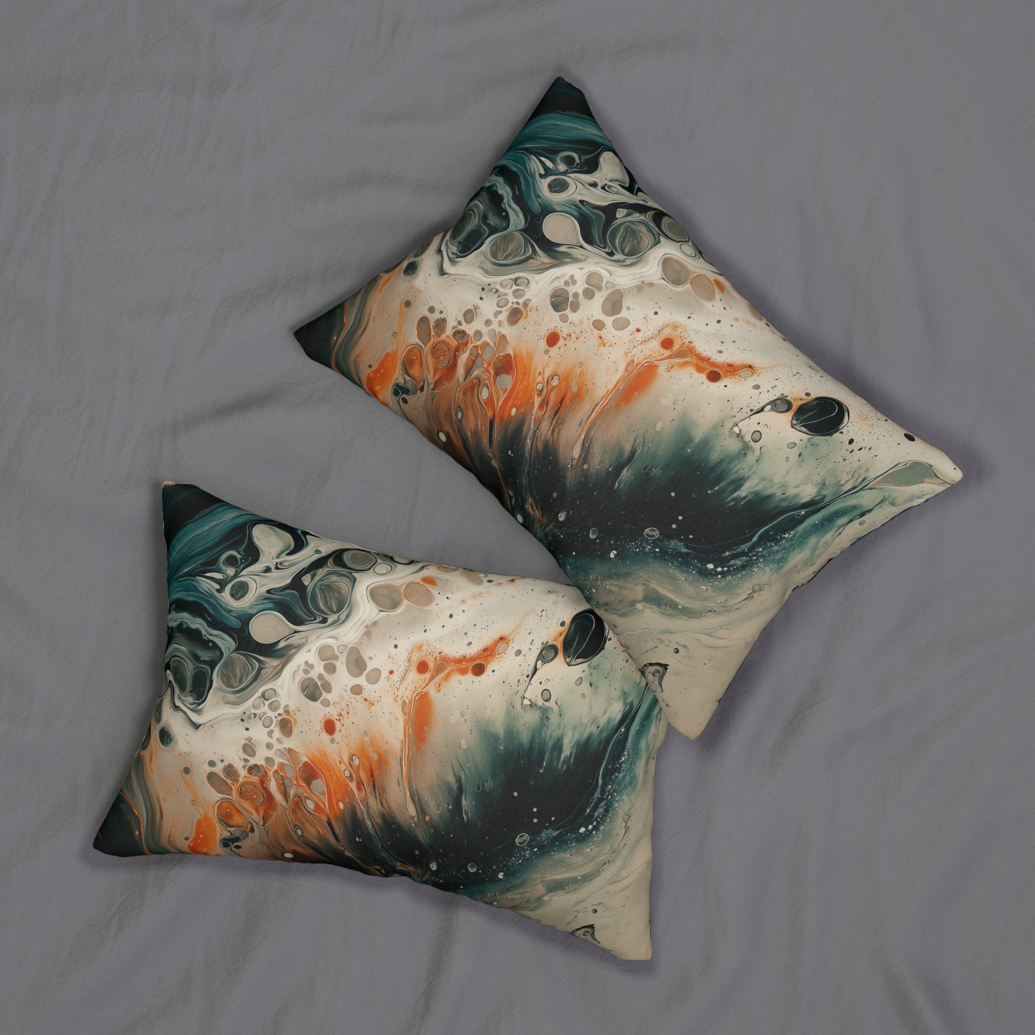 Artistic Abstract Lumbar Pillow