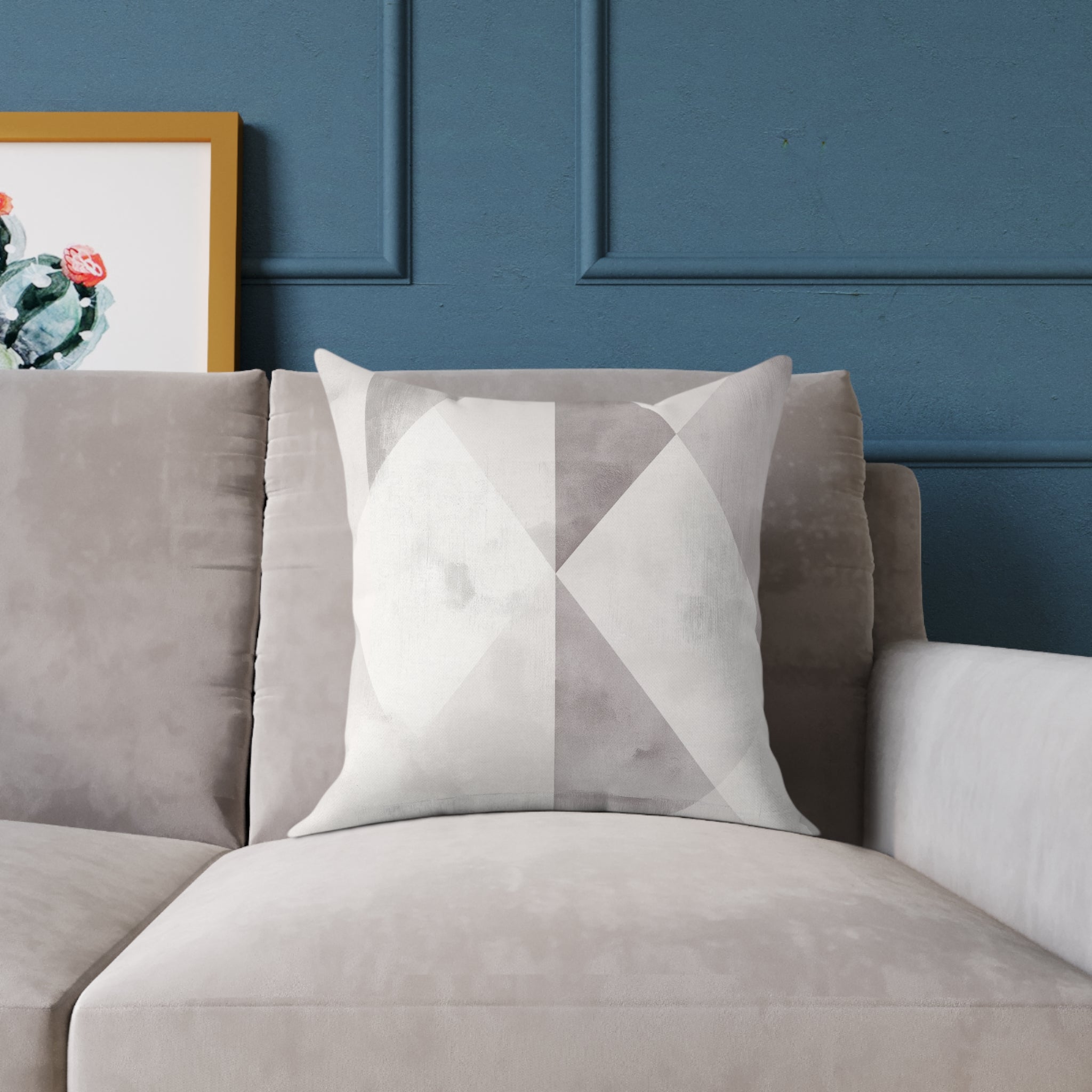 Modern Geometric Square Pillow