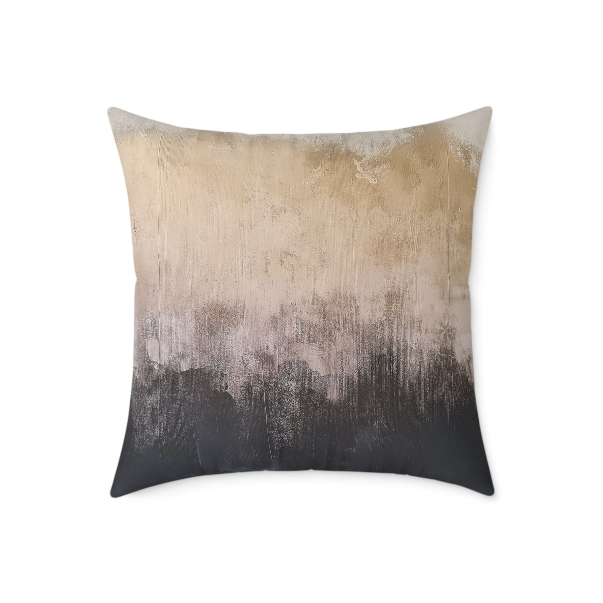 Modern Abstract Square Poly Canvas Pillow