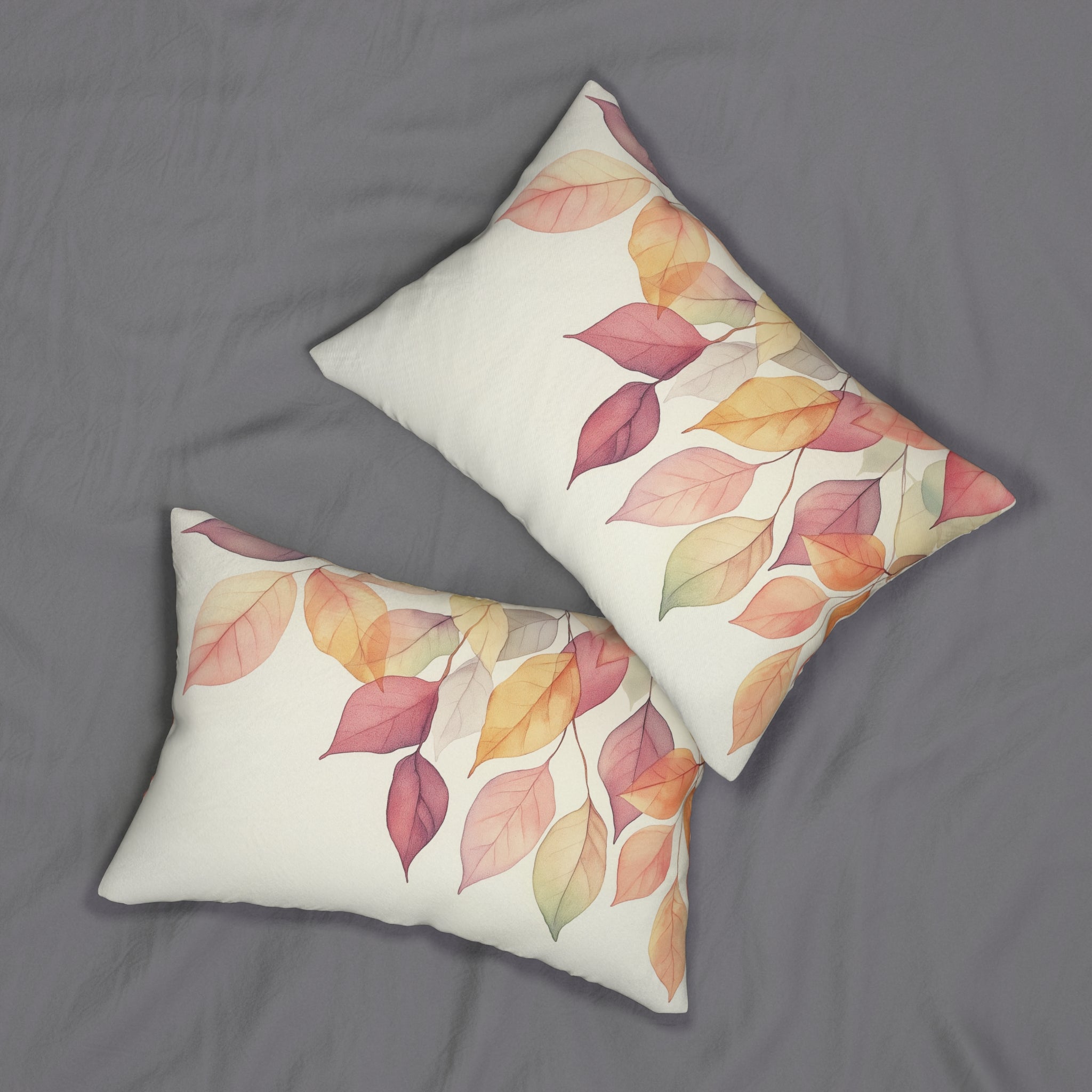 Autumn Leaves Decorative Lumbar Pillow