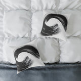 Abstract Wave Poly Canvas Pillow