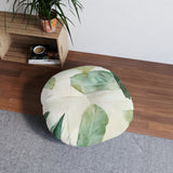 Botanical Round Tufted Floor Pillow