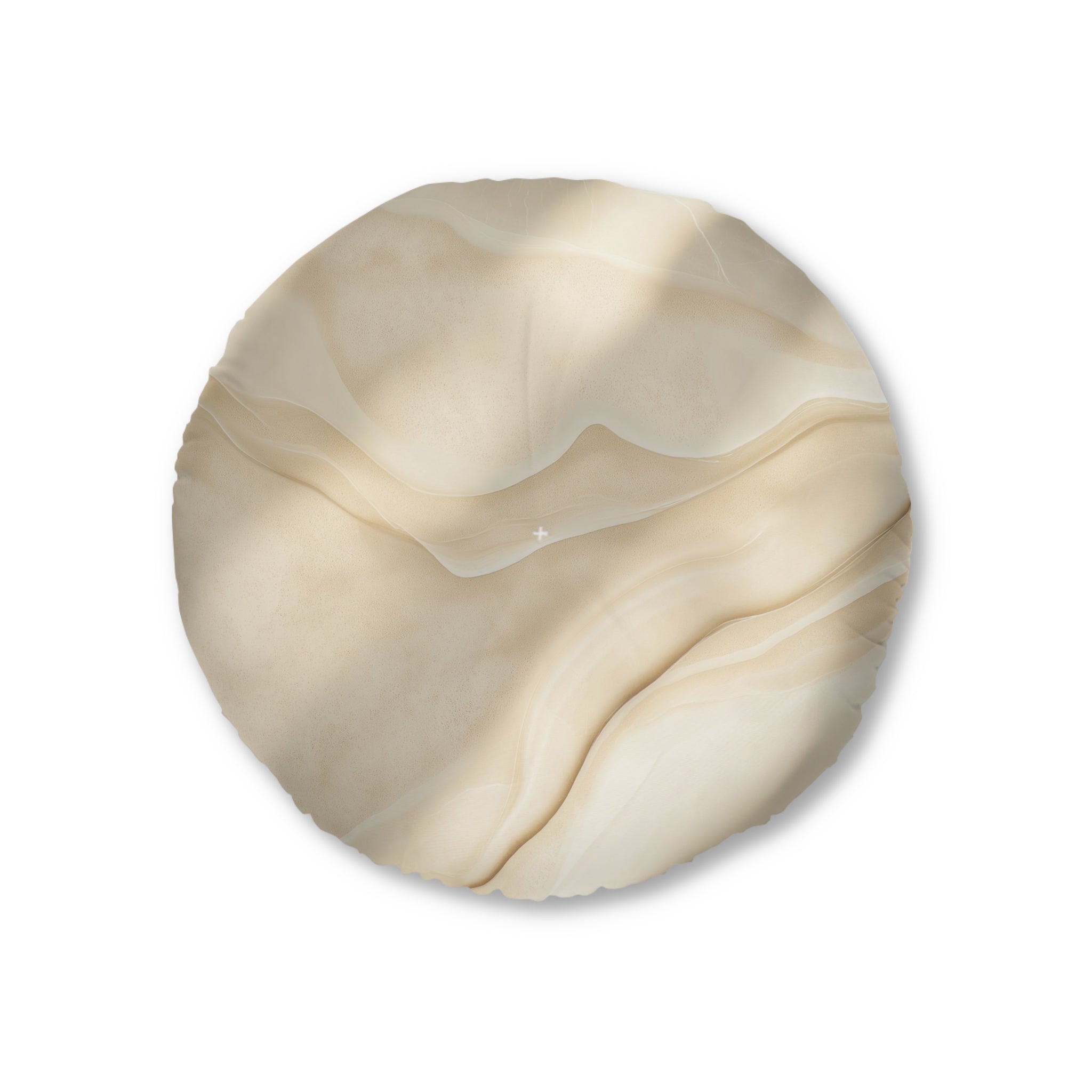 Elegant Round Tufted Floor Pillow