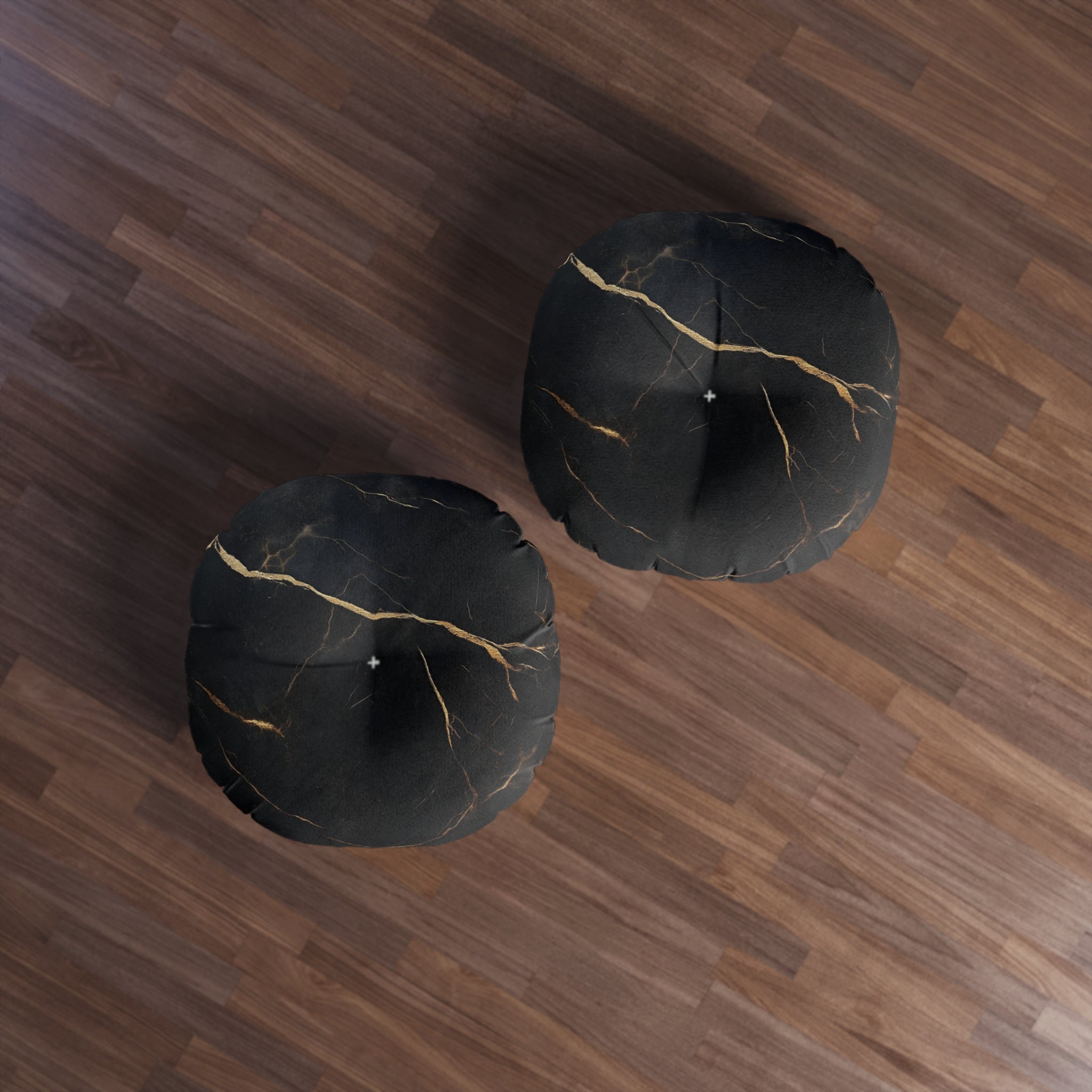 Elegant Round Tufted Floor Pillow