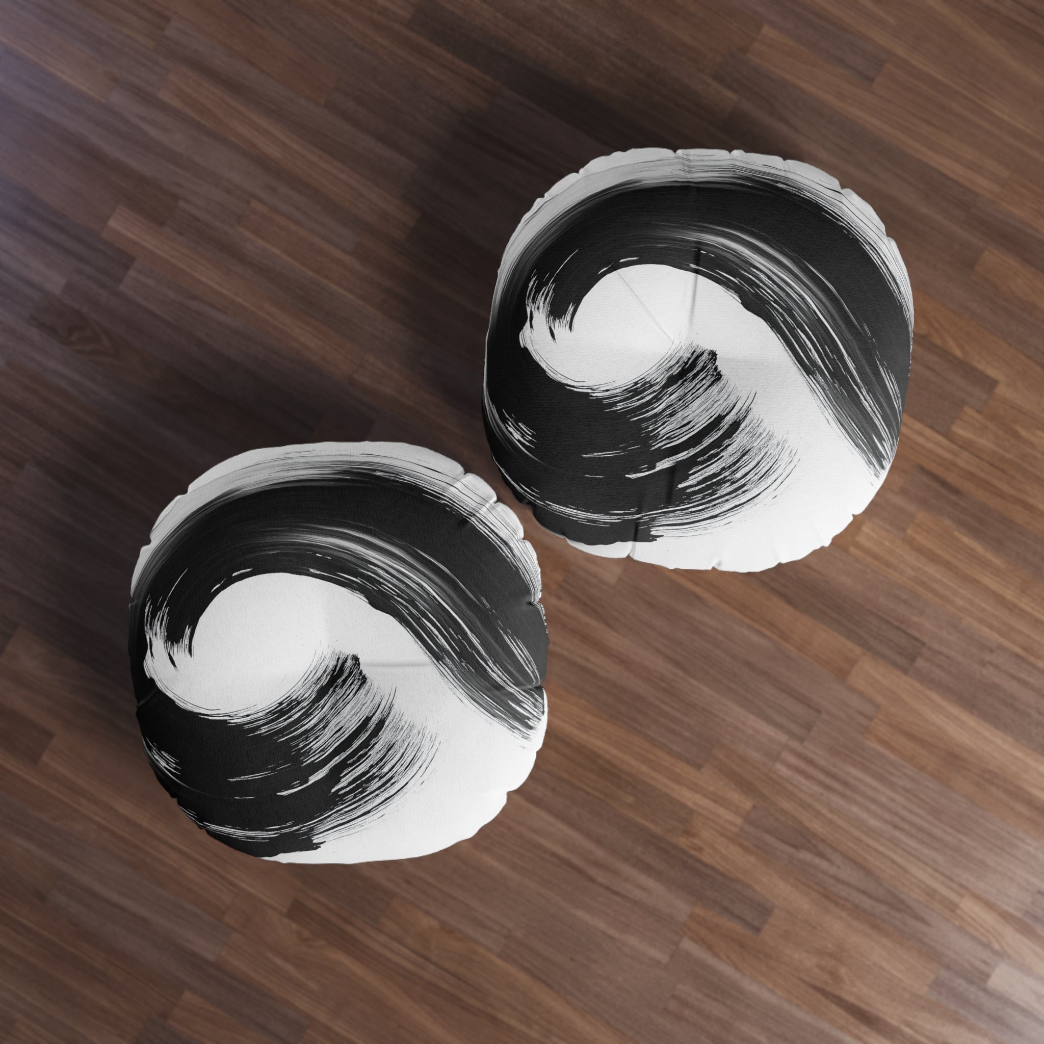 Modern Abstract Tufted Floor Pillow