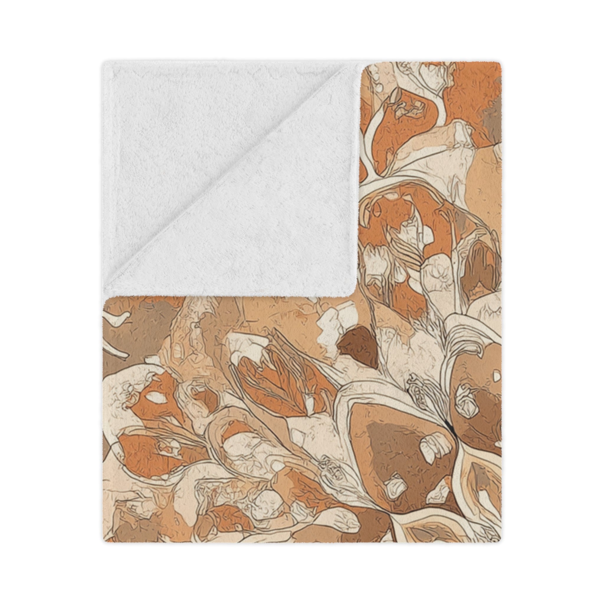 Bohemian Floral Minky Blanket