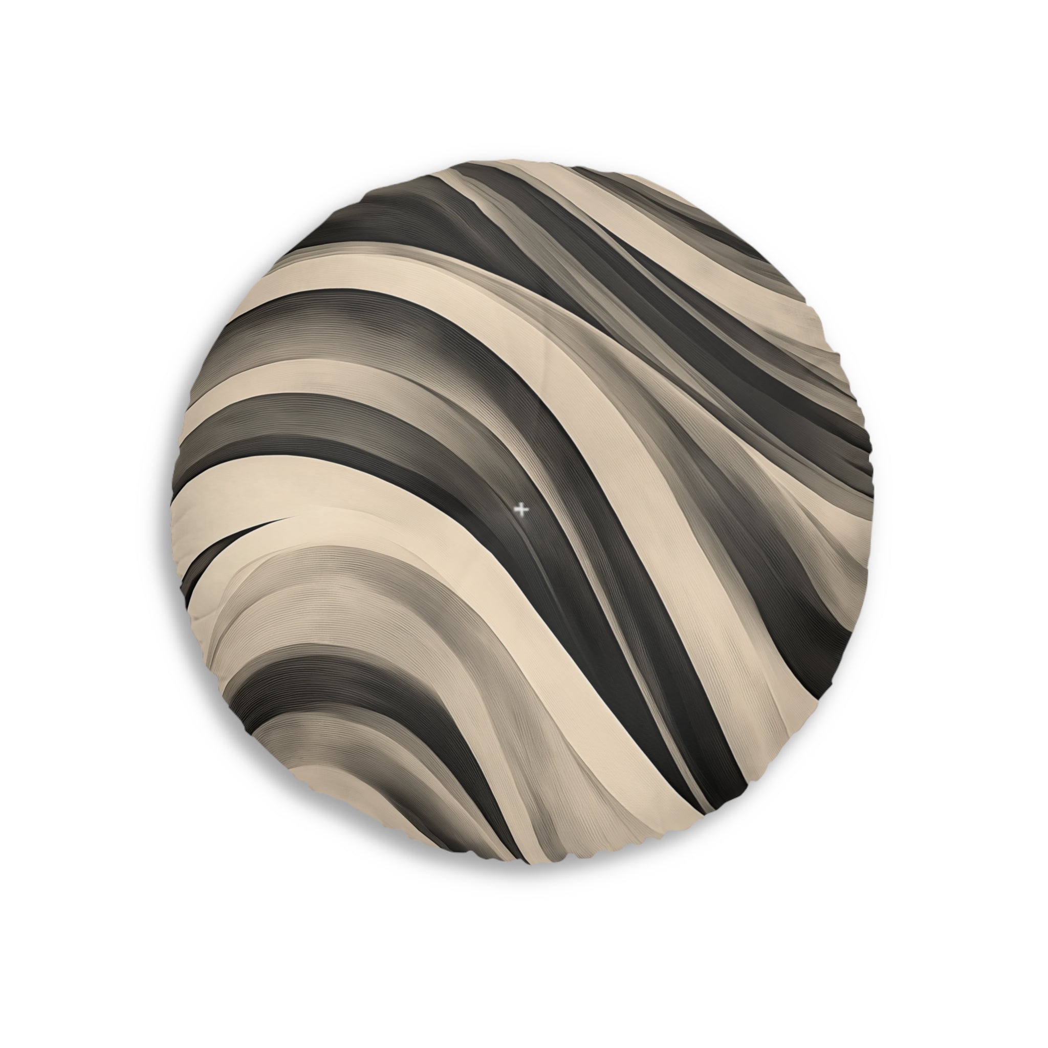 Modern Wave Tufted Floor Pillow