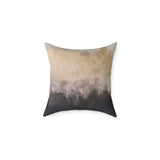 Modern Abstract Square Poly Canvas Pillow