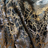 Black & Gold Luxury Jacquard Egyptian Cotton Bedding Set – Satin Finish