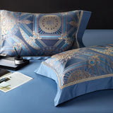 Luxury European Brocade Bedding Set – 1000TC Egyptian Cotton Satin Jacquard, 4/7 Pieces
