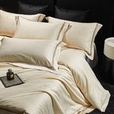 1000TC Egyptian Cotton Jacquard Bedding Set – 4 Pieces, Queen/King Size