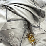 Luxury European Brocade Satin Jacquard Bedding Set – Silky Egyptian Cotton