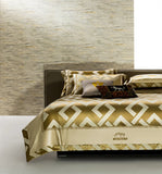 Luxury American Jacquard Brocade Bedding Set – Embroidered Egyptian Cotton