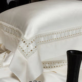 1000TC Egyptian Cotton Luxury Bedding Set – Hollow Wide Edge Satin, 4 Pieces (No Fillers)