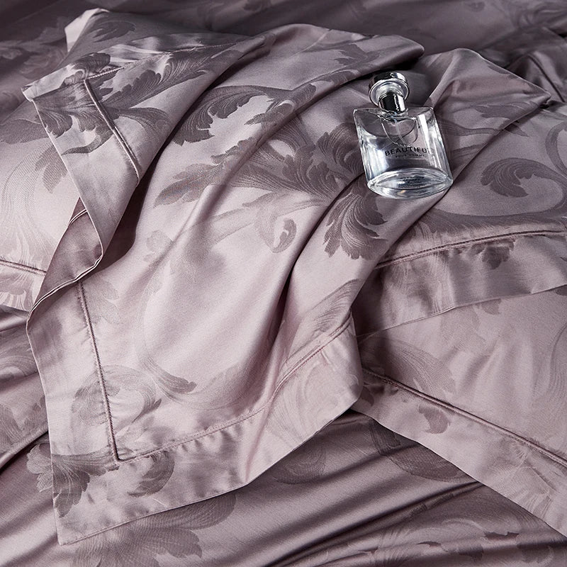 Luxury Egyptian Cotton Jacquard Bedding Set – 4 Pieces
