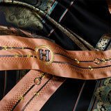 European Luxury Black & Gold Embroidered Brocade Bedding Set – Jacquard Egyptian Cotton, 4/6/10 Pieces