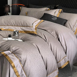 1000TC Egyptian Cotton Jacquard Leopard Bedding Set – Luxury Satin Finish