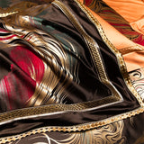 Black & Gold European Vintage Brocade Bedding Set – Embroidered Egyptian Cotton